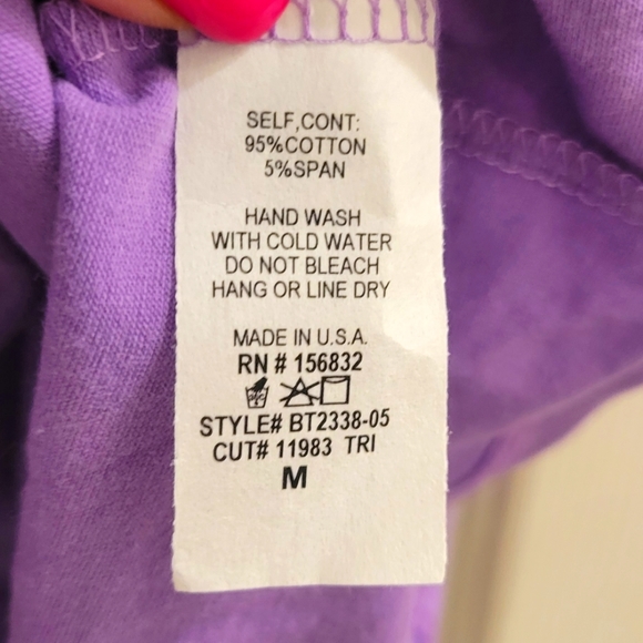 Bibi NWT Lavender Top Medium - Picture 6 of 8